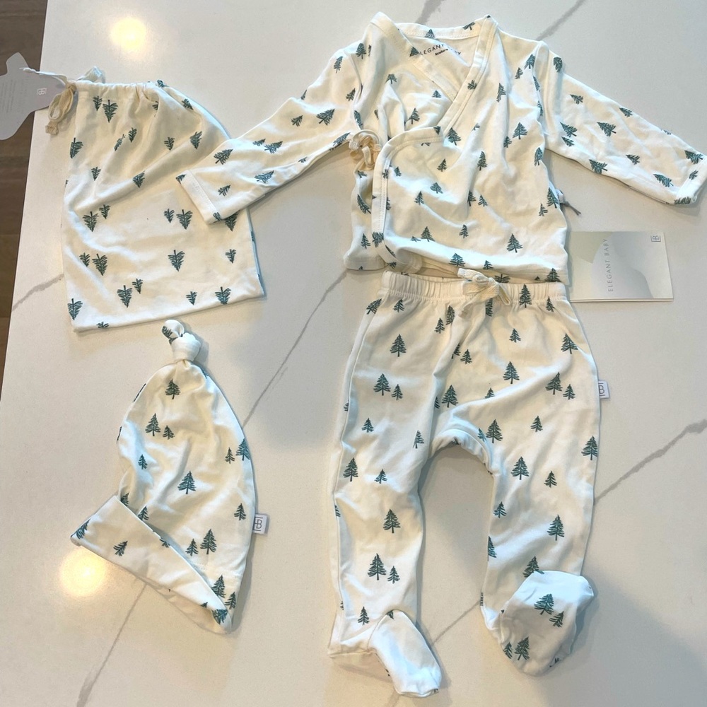 Elegant baby newborn outfit